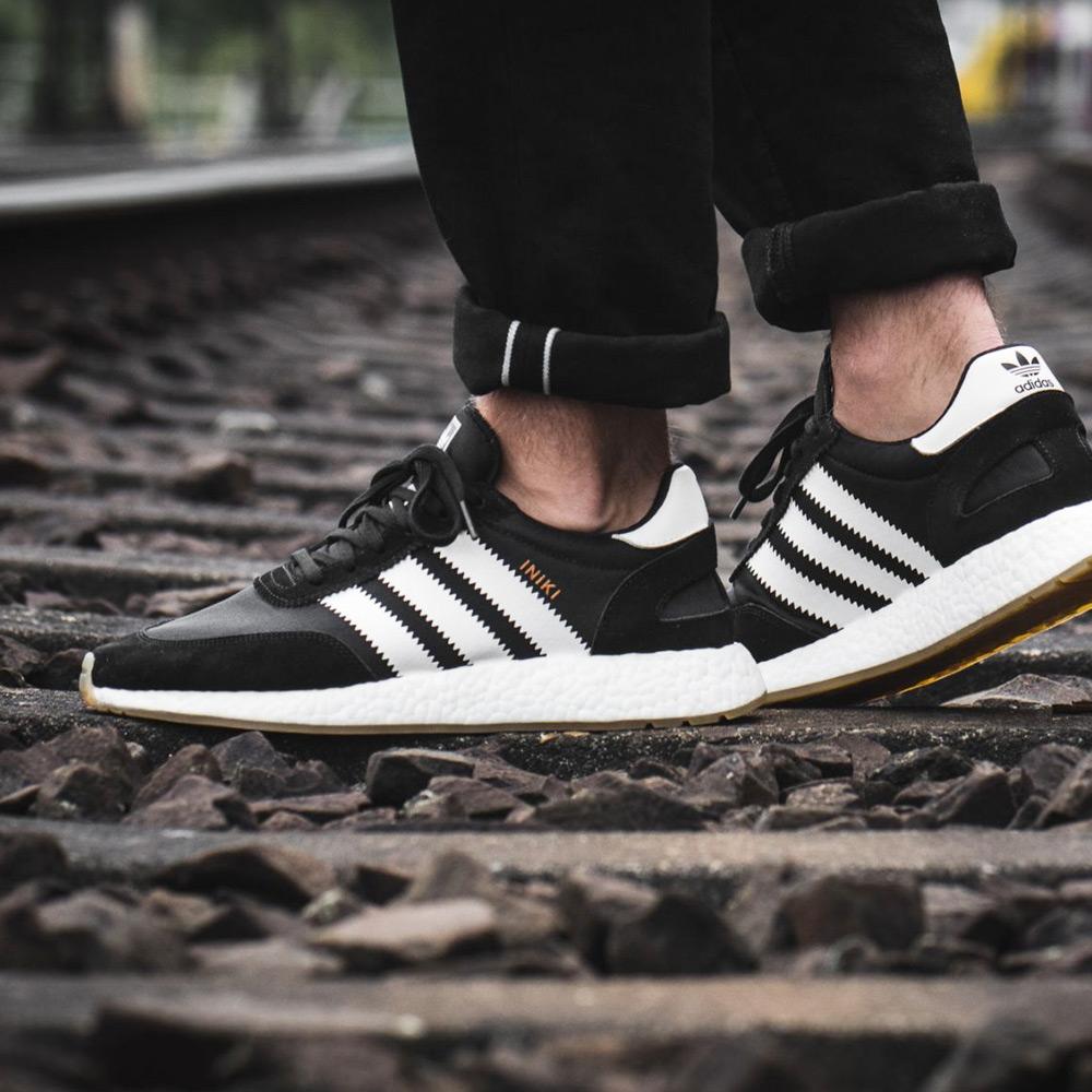 adidas Iniki Runner Core Black-Gum - Kick Game
