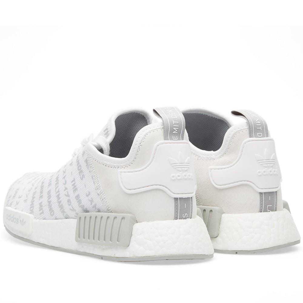 Adidas NMD_R1 White Blackout-Whiteout - Kick Game