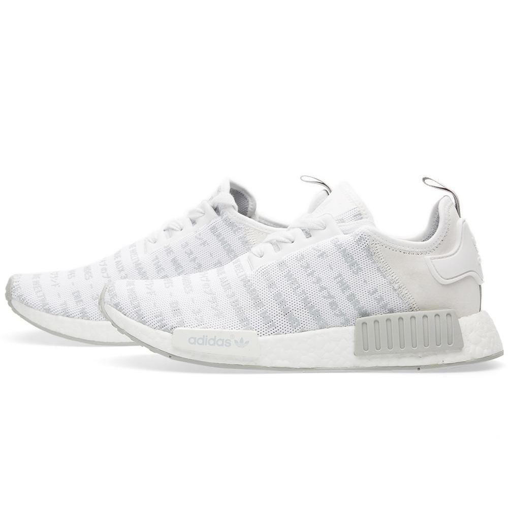 Adidas NMD_R1 White Blackout-Whiteout - Kick Game