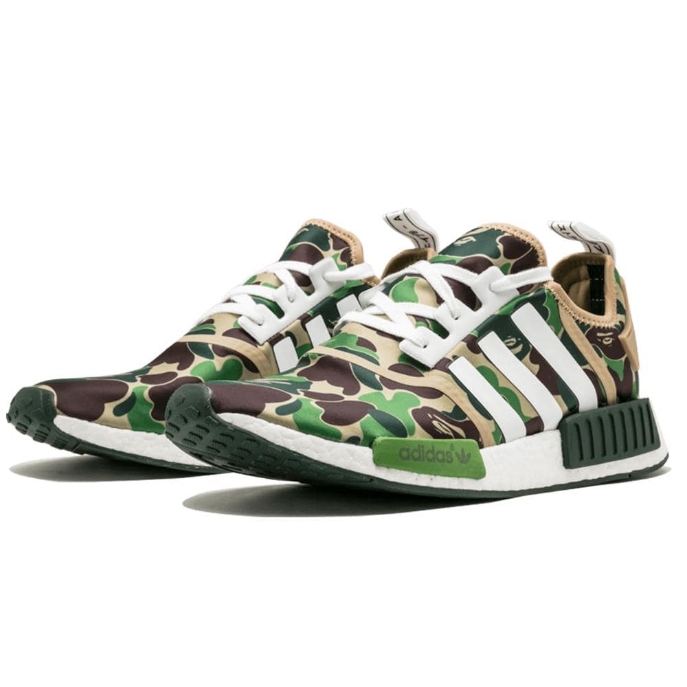 Bape x Adidas NMD_R1 Green Camo - Kick Game