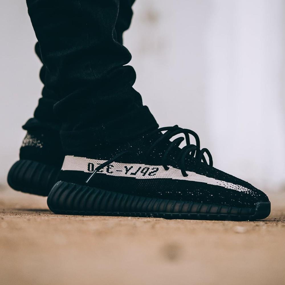 Adidas Originals Yeezy Boost 350 V2 Black-White - Kick Game