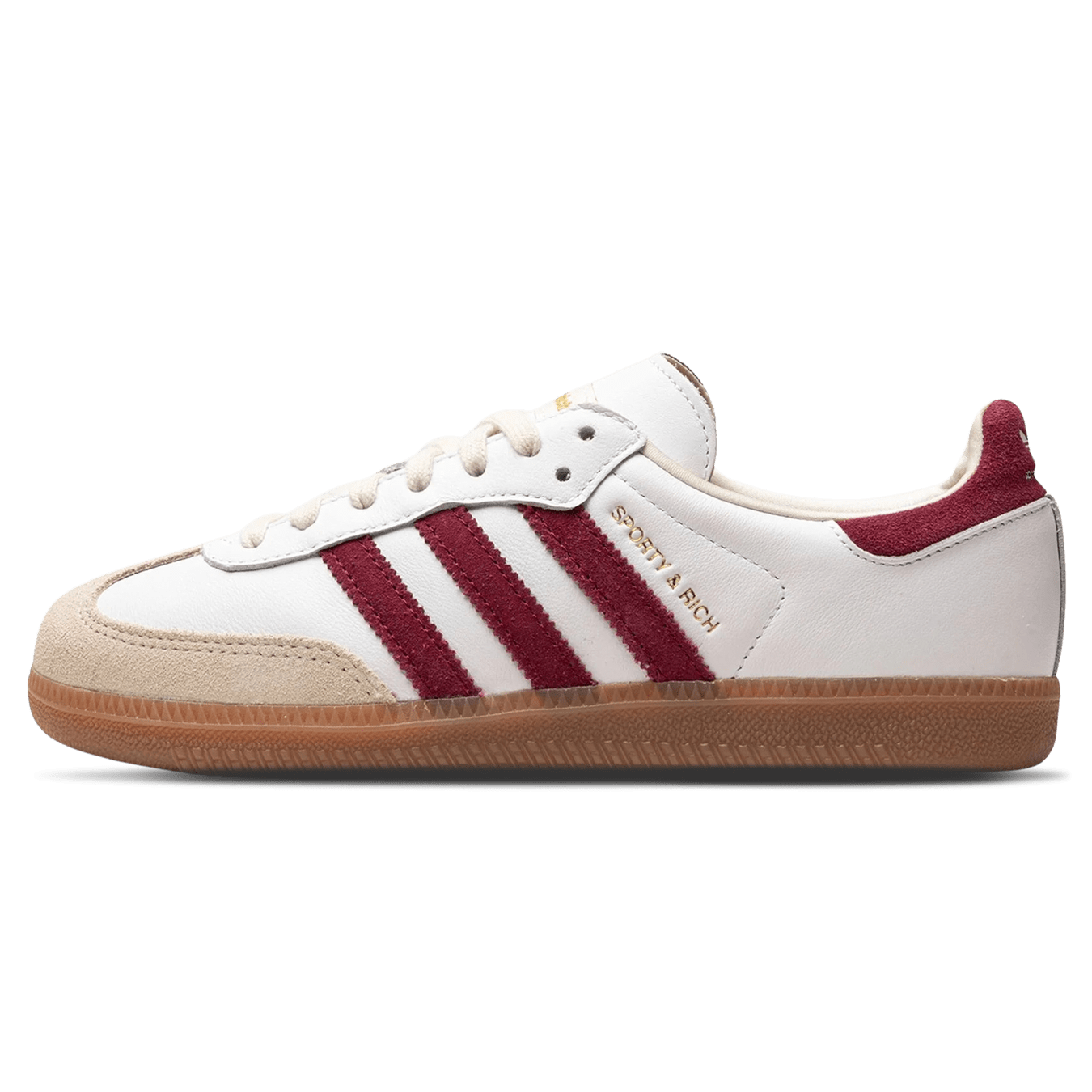 adidas Samba OG x Sporty & Rich 'White Core Burgundy' — Kick adidas Samba OG x Sporty & Rich 'White Core Burgundy' — Kick