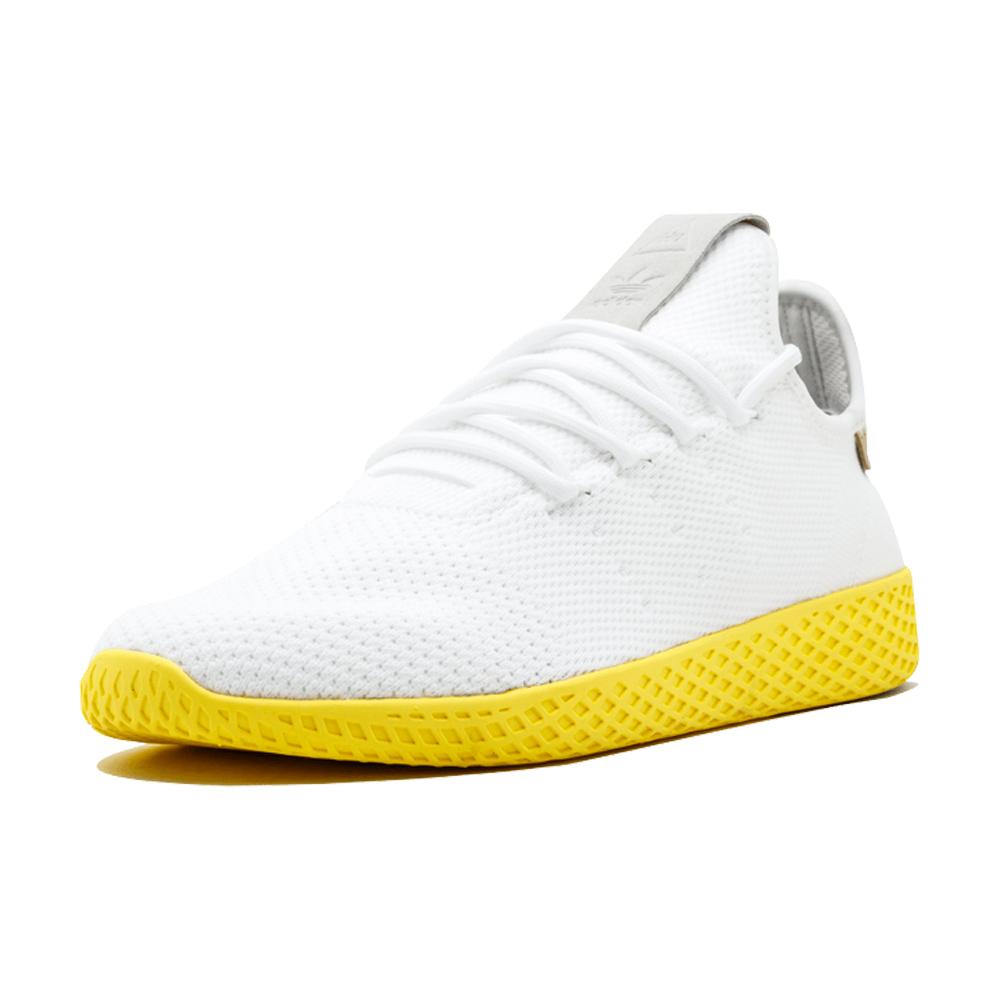 Pharrell Williams x adidas Originals Tennis HU White-Yellow - Kick Game