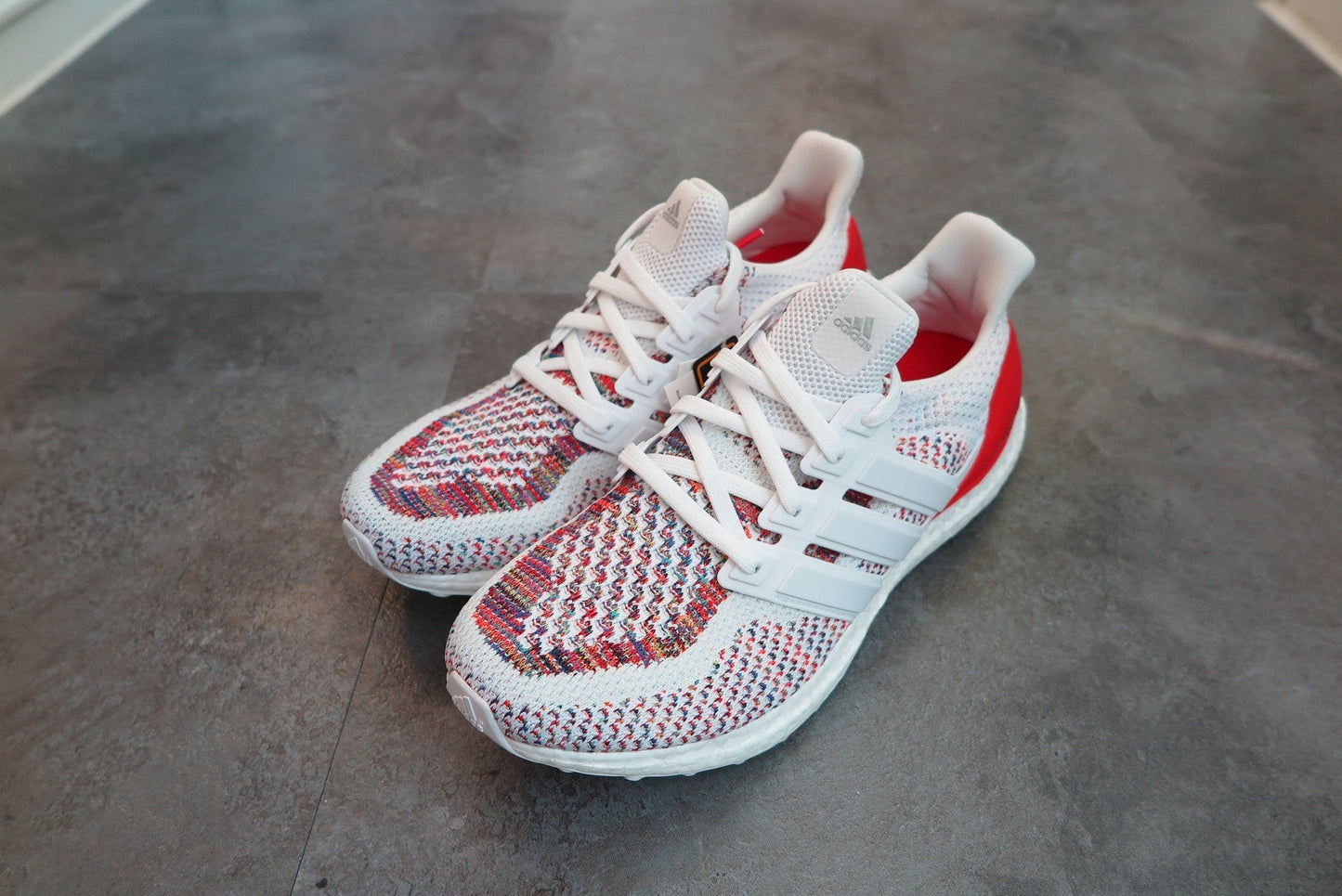 Adidas Ultra Boost Multicolor White-Red - Kick Game