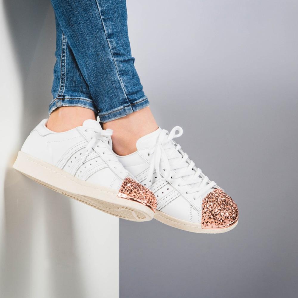adidas Originals Superstar 80s 3D Metal Toe W (white - bronze) - Kick Game