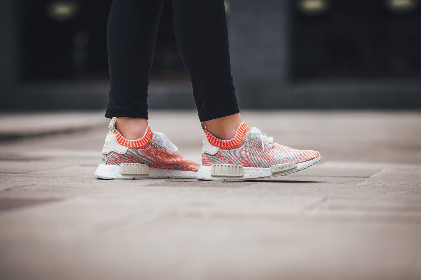 Adidas NMD_R1 Primeknit Camo Pack Solar Red - Kick Game