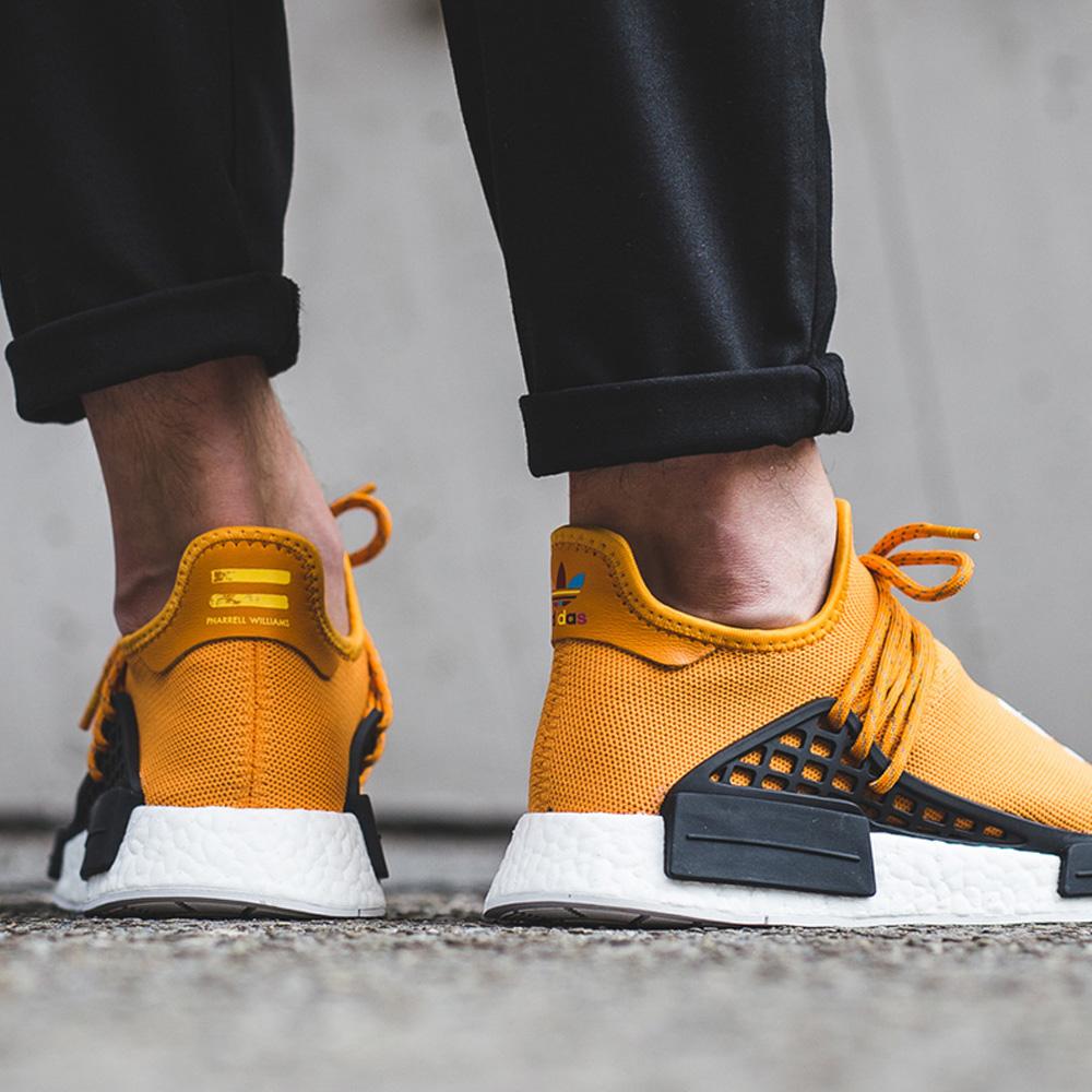 PHARRELL WILLIAMS X ADIDAS NMD HUMAN RACE TANGERINE - Kick Game