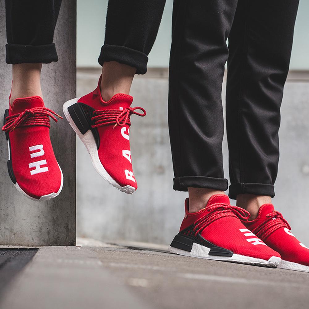 Pharrell Williams x adidas NMD HU Scarlet - Kick Game
