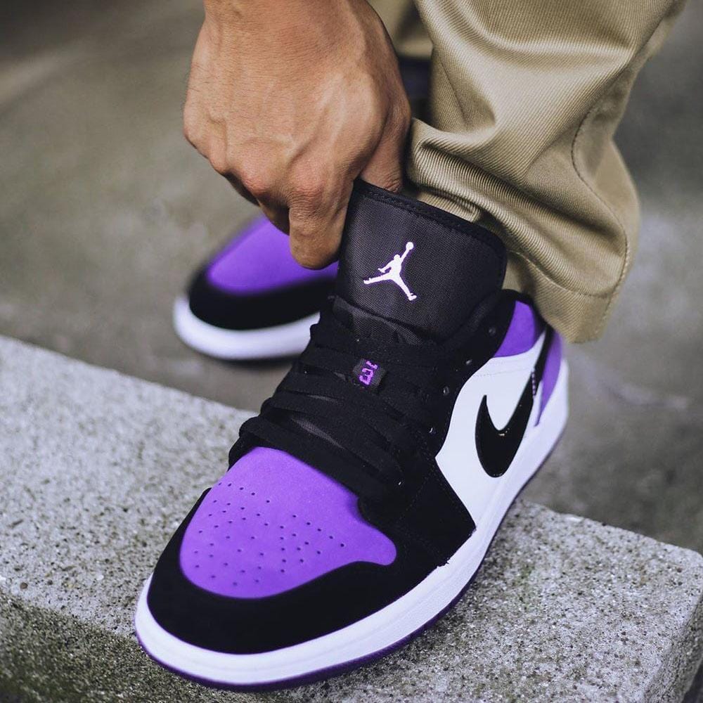 Air Jordan 1 Low 'Court Purple' - Kick Game