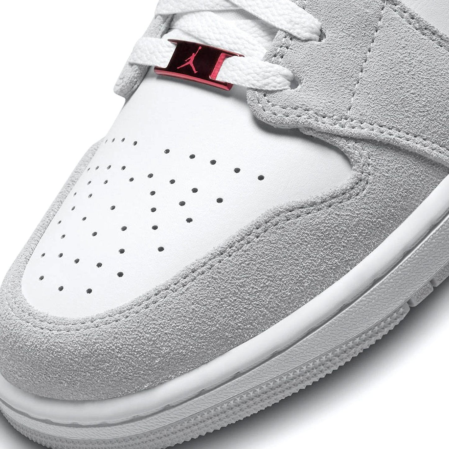 Air Jordan 1 Low SE 'Light Smoke Grey Gym Red' - Kick Game