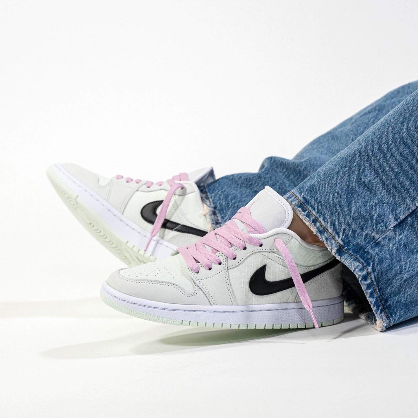 Air Jordan 1 Wmns Low SE 'Barely Green' - Kick Game