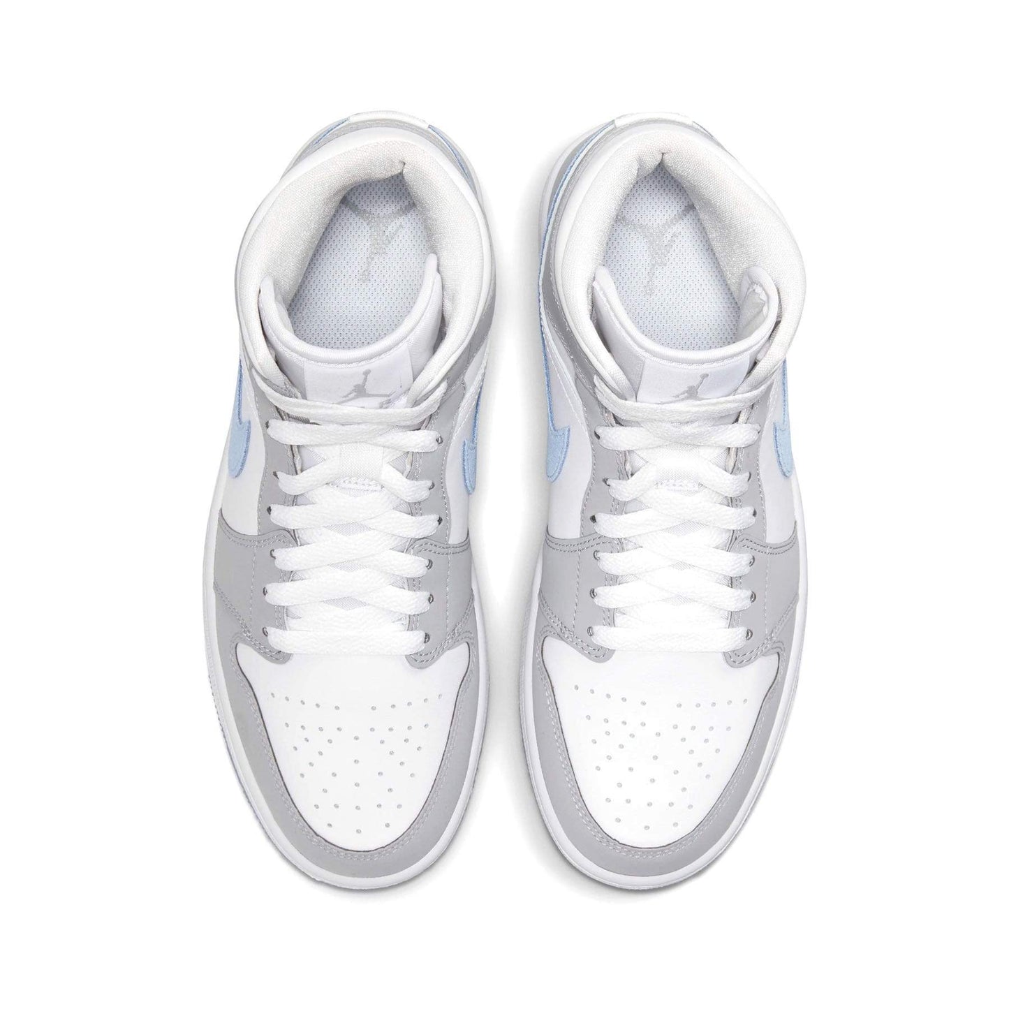 Air Jordan 1 Mid Wmns 'White Wolf Grey' - Kick Game