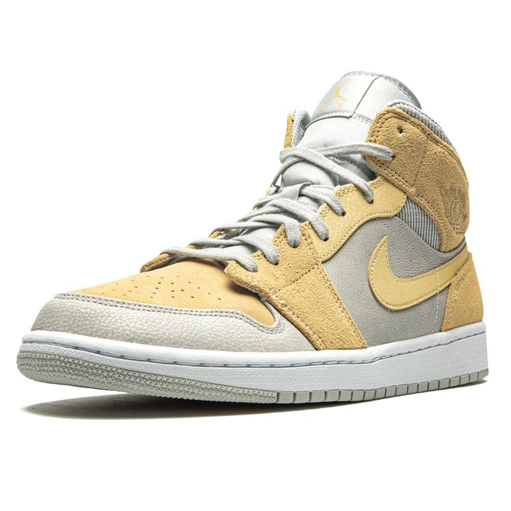 Air Jordan 1 Mid SE Grey Fog Lemon Wash - Kick Game