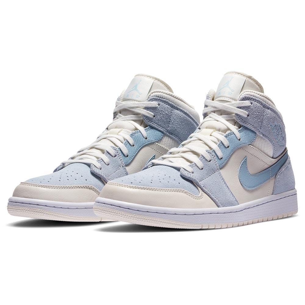 Air Jordan 1 Mid SE 'Sail Light Blue' - Kick Game