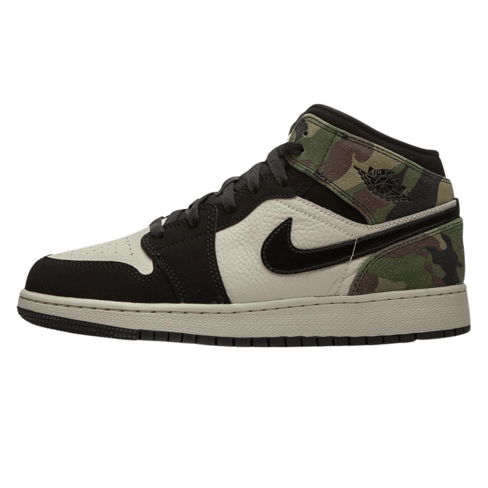 Air Jordan 1 Mid SE GS 'Camo' - Kick Game