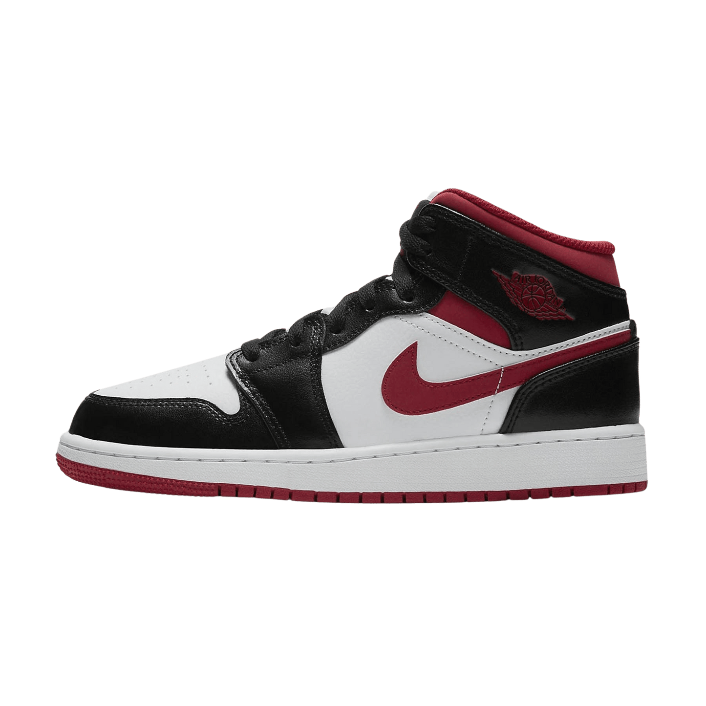 Air Jordan 1 Mid GS 'Black Gym Red' - Kick Game