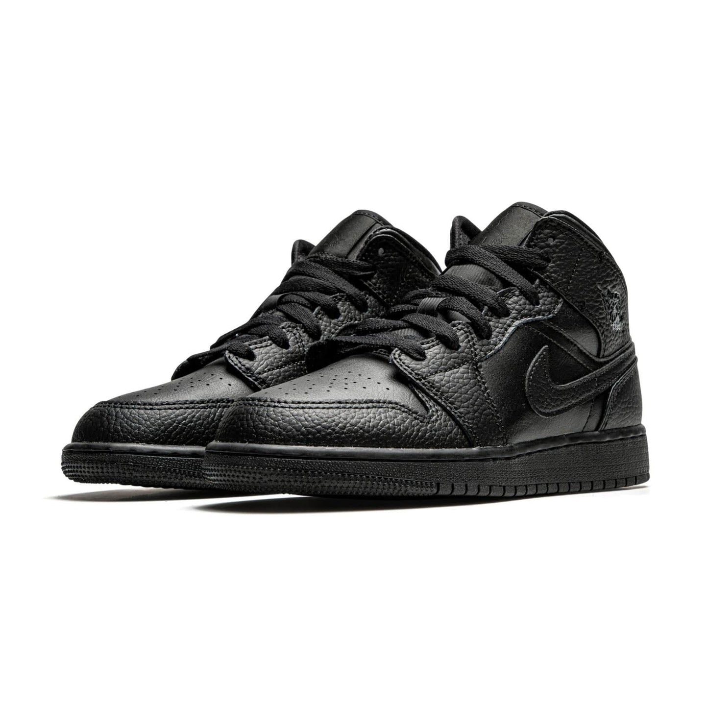 Air Jordan 1 Mid GS 'Triple Black' 2020 - Kick Game