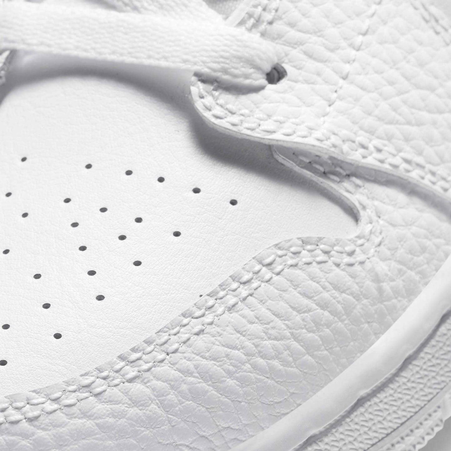 Air Jordan 1 Mid GS 'Triple White' - Kick Game