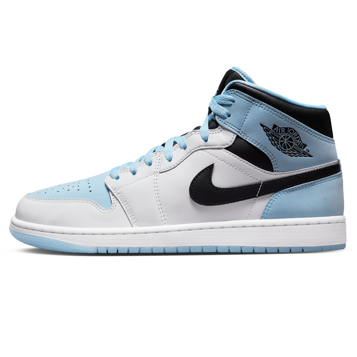 Air Jordan 1 Mid SE 'White Ice Blue' - Kick Game
