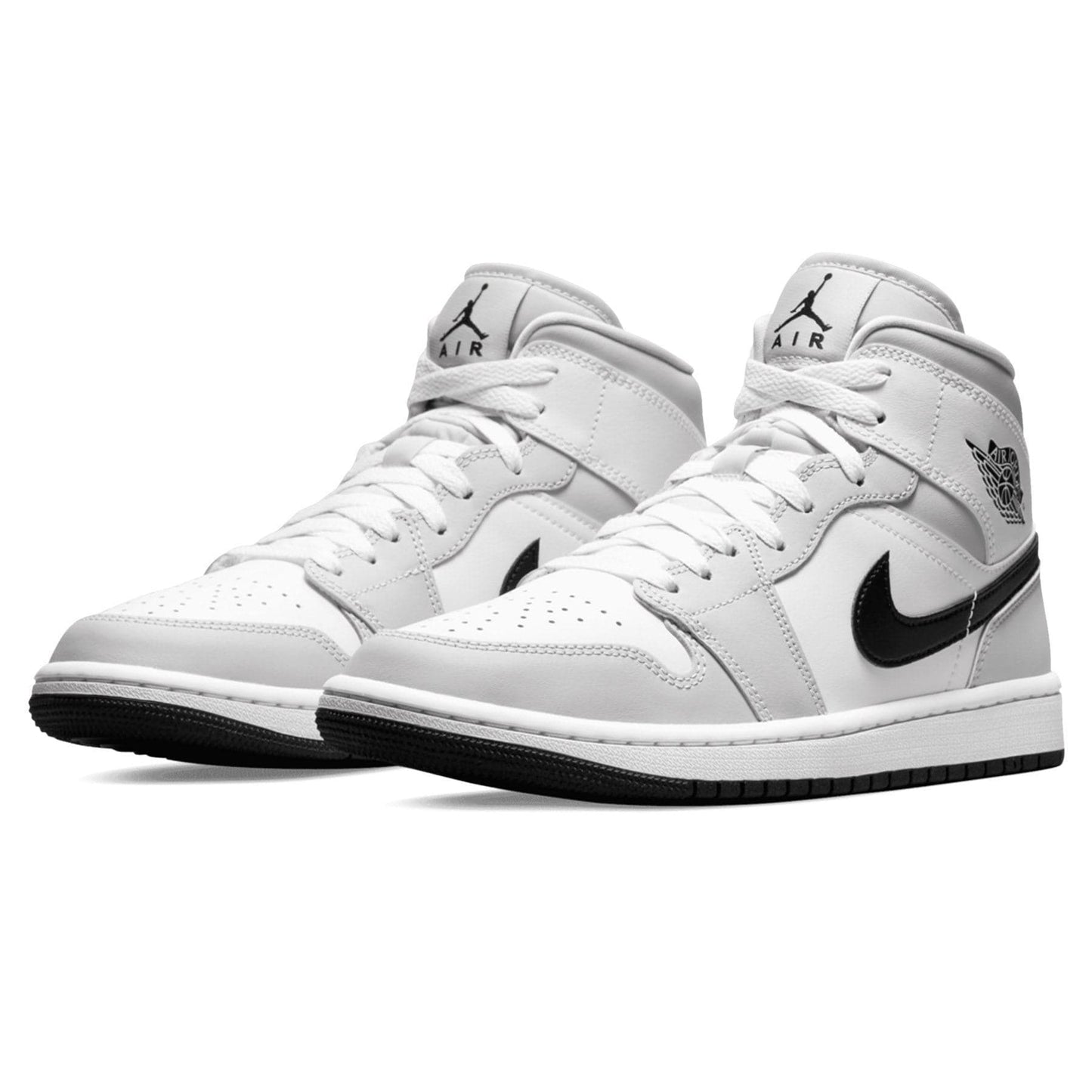 Air Jordan 1 Mid Wmns 'Light Smoke Grey' - Kick Game