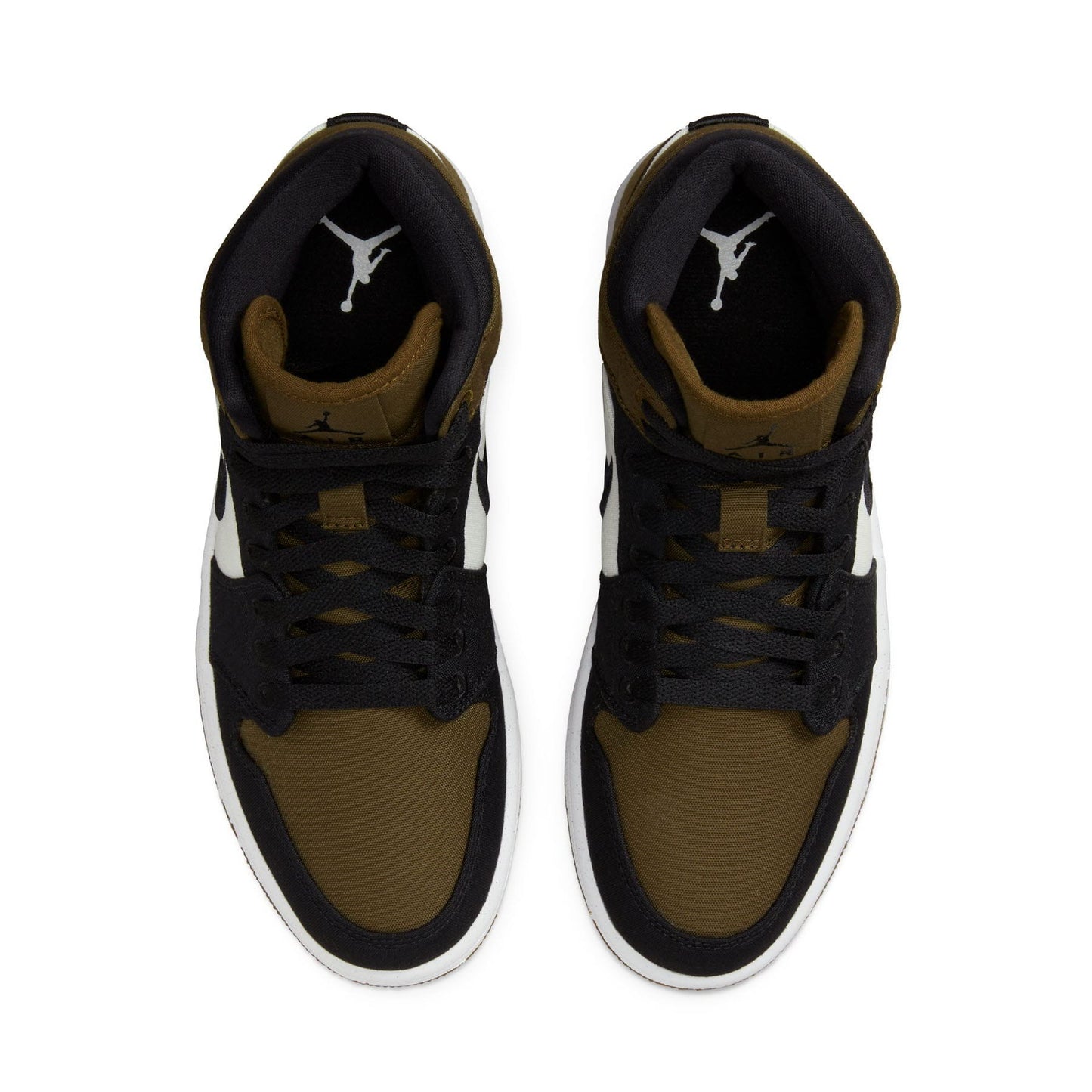 Air Jordan 1 Mid Wmns SE 'Olive Toe' - Kick Game