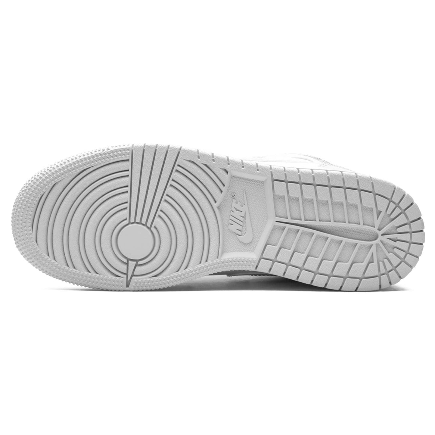 Air Jordan 1 Mid SE GS 'Swoosh Logo - Grey Camo' - Kick Game