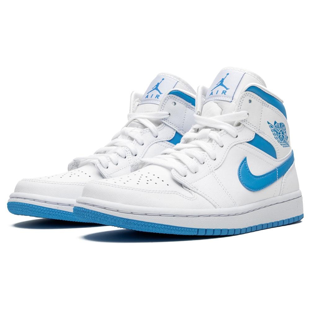 Air Jordan 1 Wmns Mid 'UNC' White Carolina Blue - Kick Game