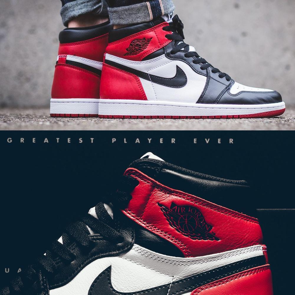 Air Jordan 1 Retro High OG Black Toe - Kick Game