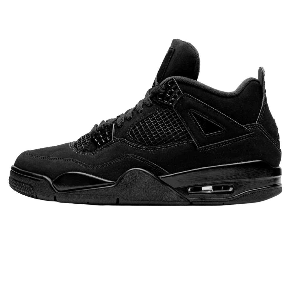Black jordan 4 deals