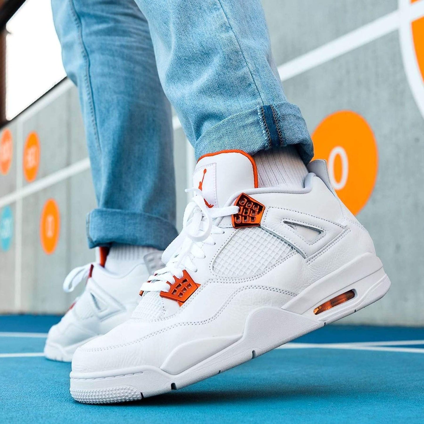 Air Jordan 4 Retro 'Orange Metallic' - Kick Game