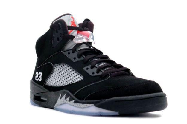 Air Jordan 5 Retro 'Black Metallic Silver' - Kick Game