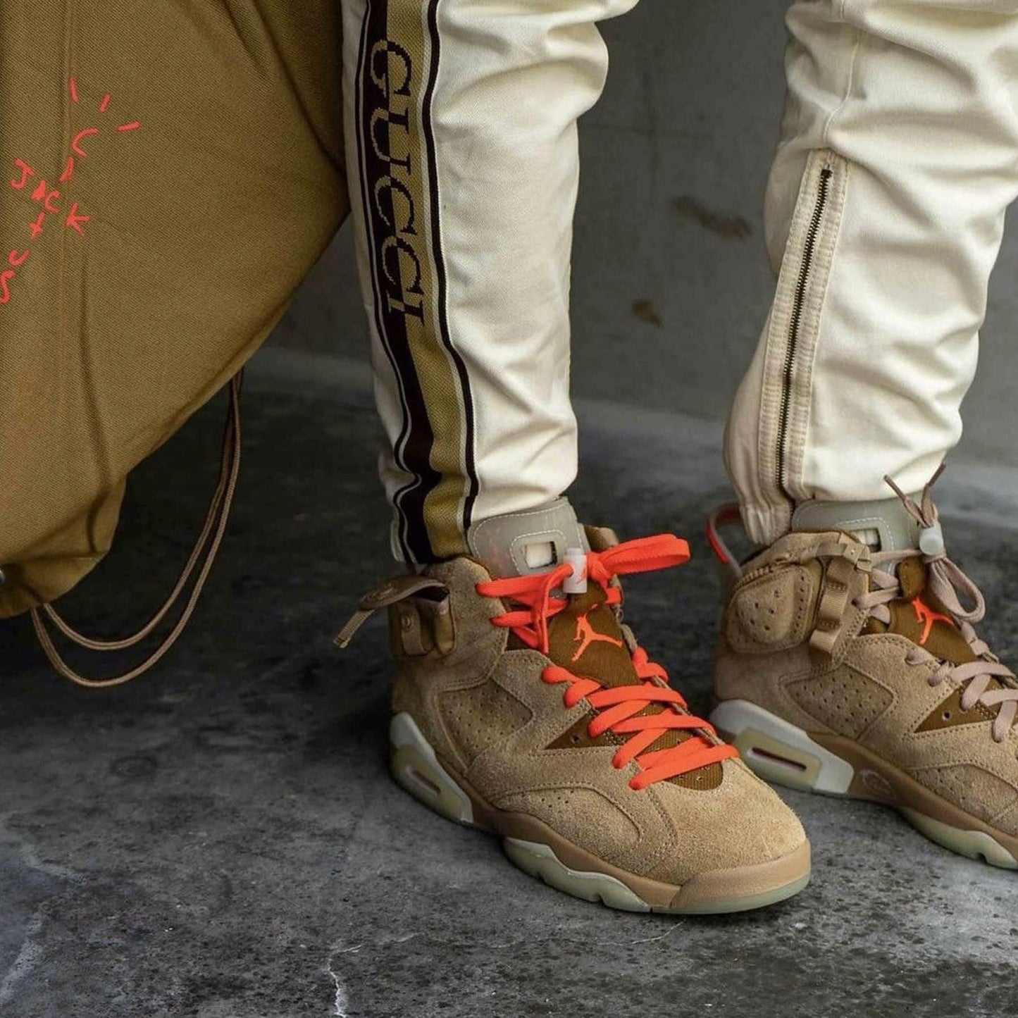 Travis Scott x Air Jordan 6 Retro 'British Khaki' - Kick Game