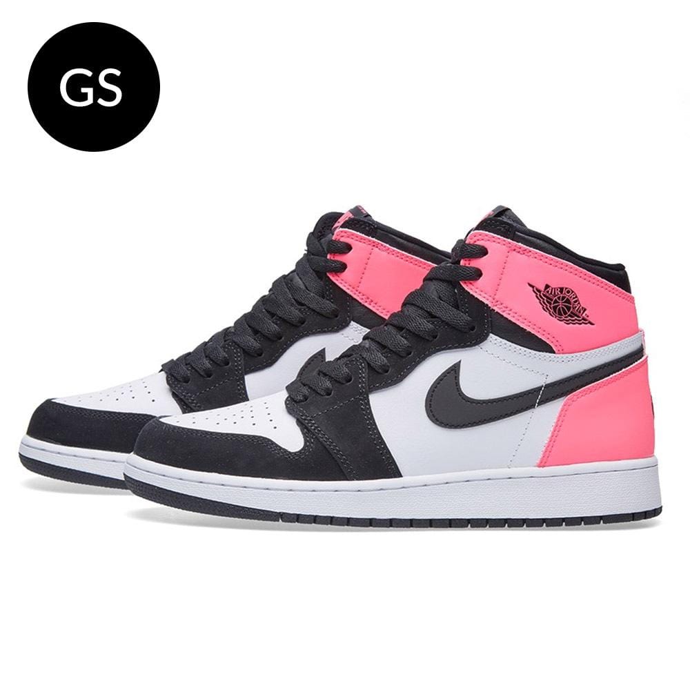 Air Jordan 1 Retro High OG GS 'Black Hyper Pink White' — Kick Game
