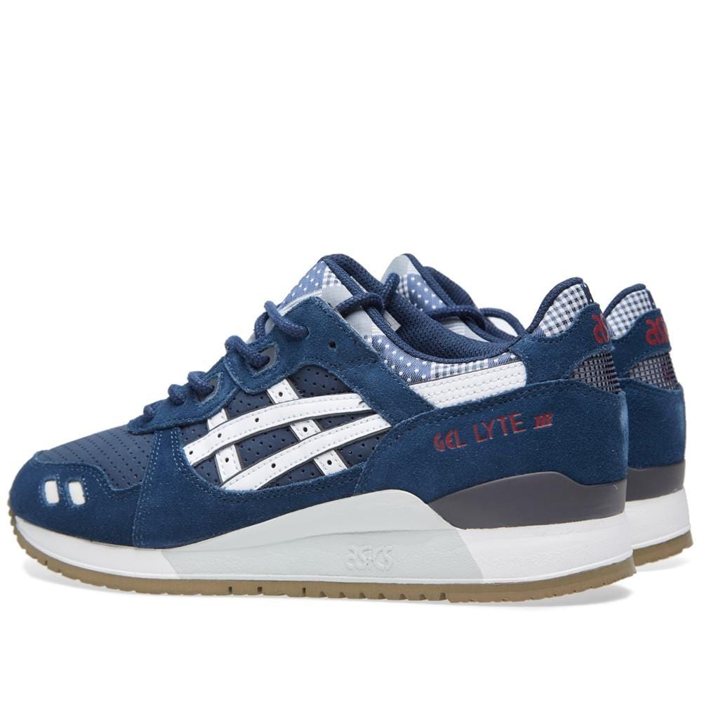 ASICS GEL LYTE III 'PATCHWORK' Navy & White - Kick Game