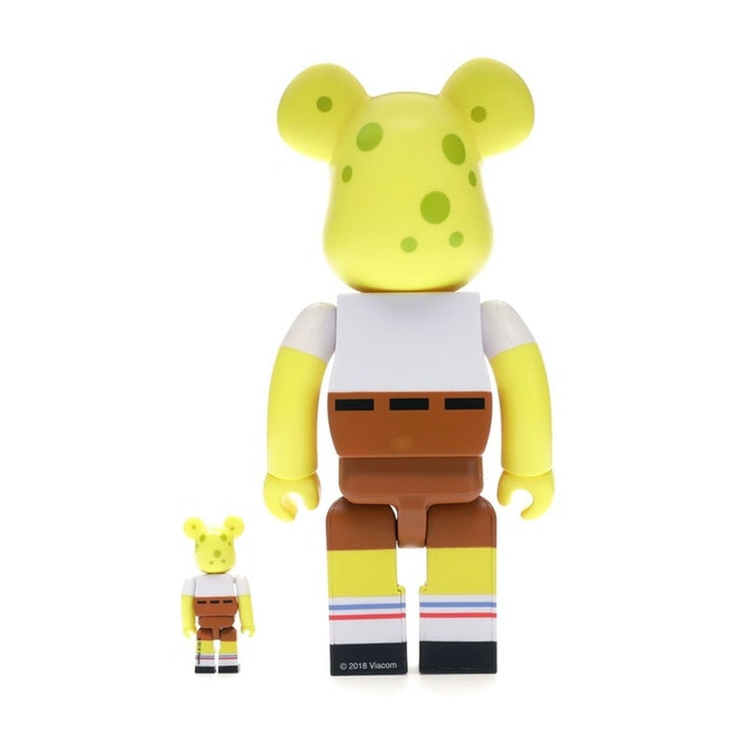 Bearbrick Spongebob 100% & 400% Set 'Yellow' - Kick Game