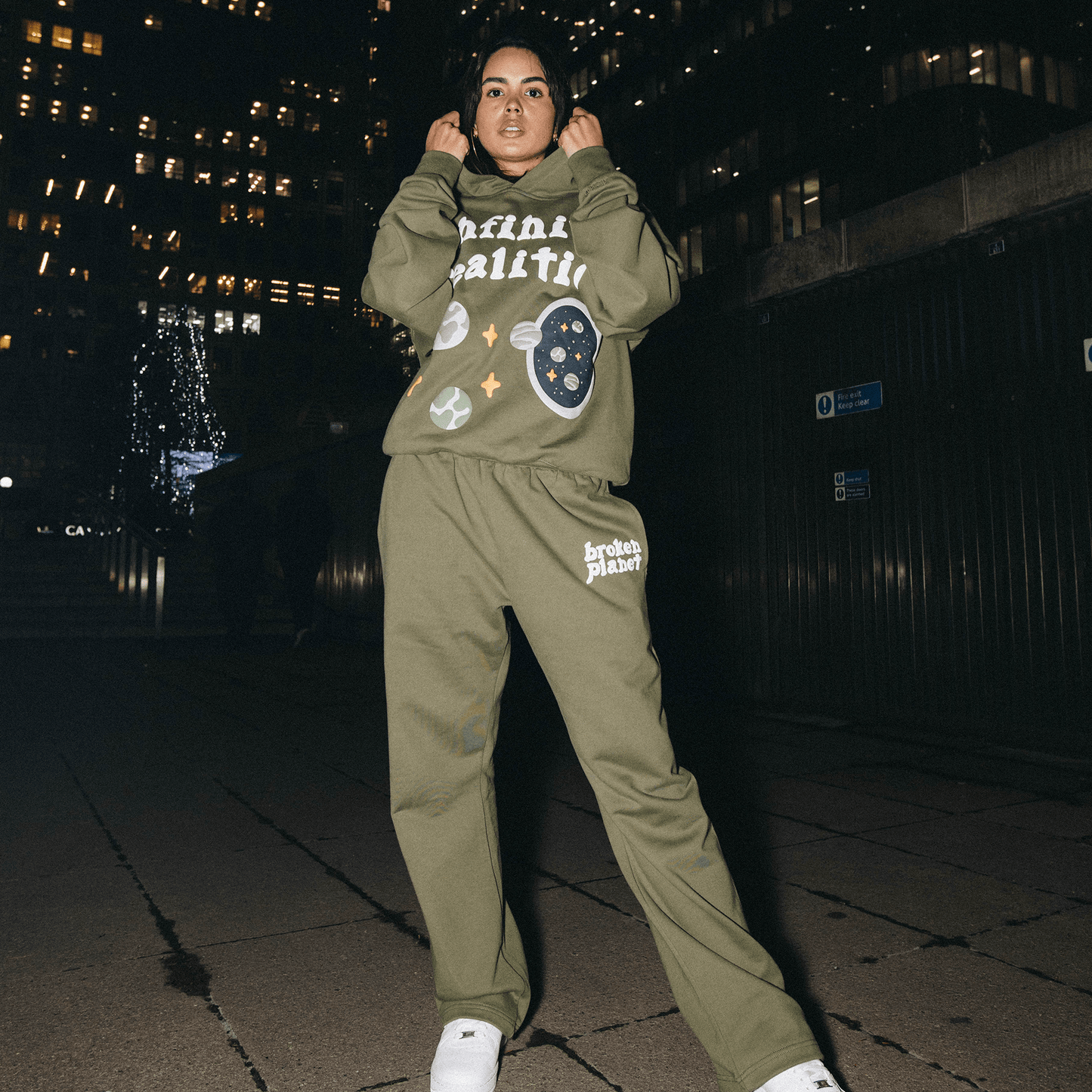 Broken Planet x KG Sweat Pants 'Olive Green' - Kick Game