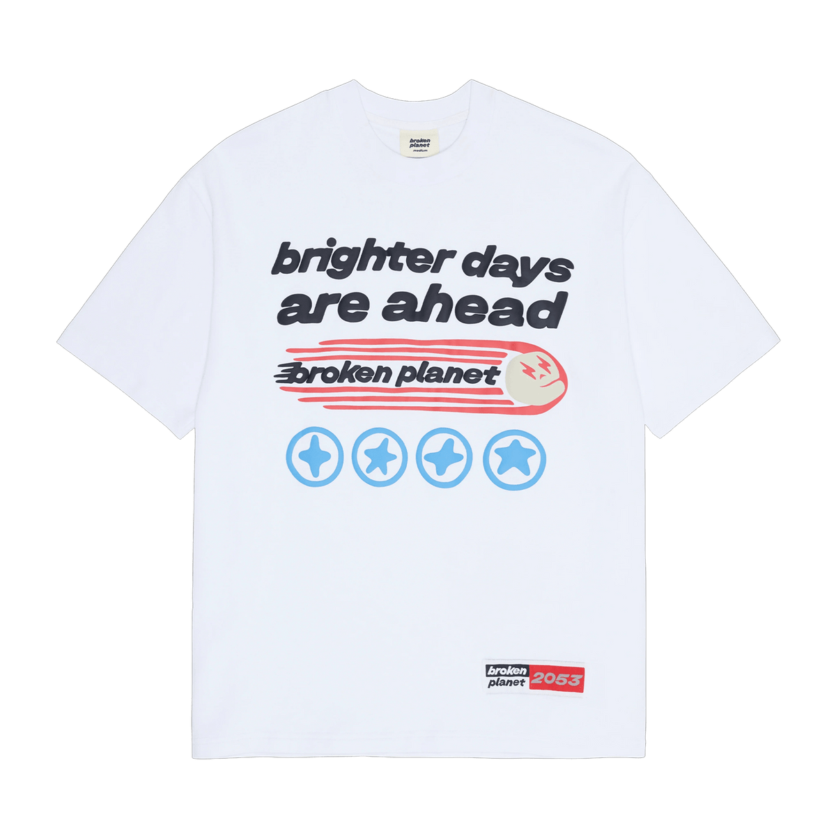 Broken Planet Market T-Shirt 'Brighter Days Are Ahead' - UrlfreezeShops