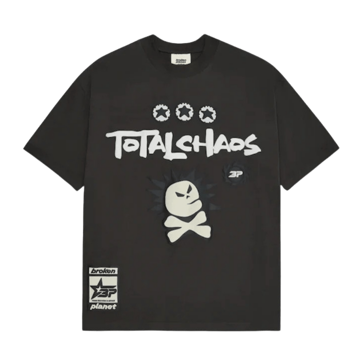 Broken Planet Market T-Shirt 'Total Chaos' - Black - UrlfreezeShops