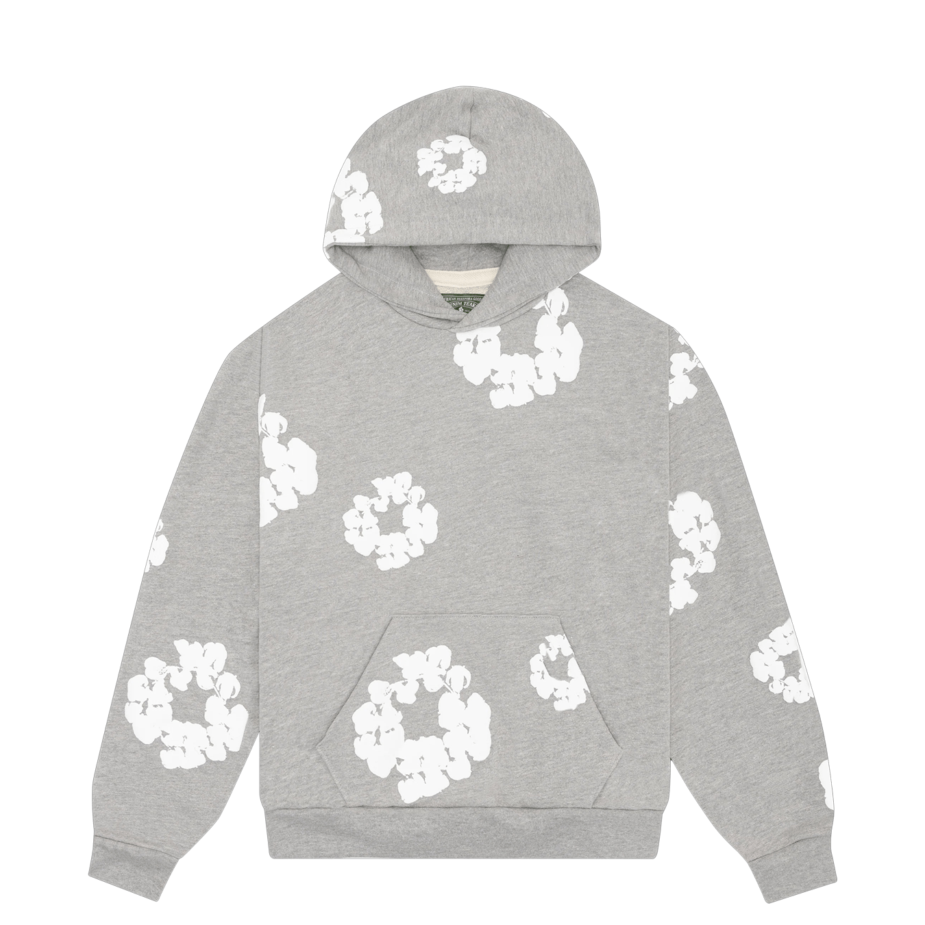 Denim Tears The Cotton Wreath Hooded Sweatshirt 'Grey Denim Tears The Cotton Wreath Hooded Sweatshirt 'Grey