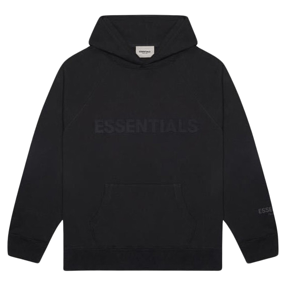 FEAR OF GOD ESSENTIALS 3D Silicon Applique Pullover Hoodie Dark Slate/Stretch Limo/Black - Kick Game