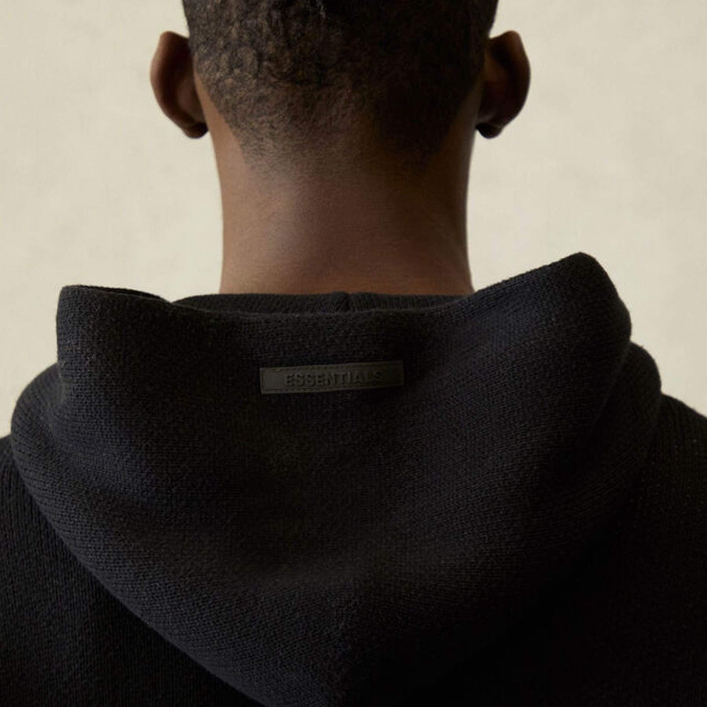 FEAR OF GOD ESSENTIALS Knit Pullover Hoodie Black - Kick Game