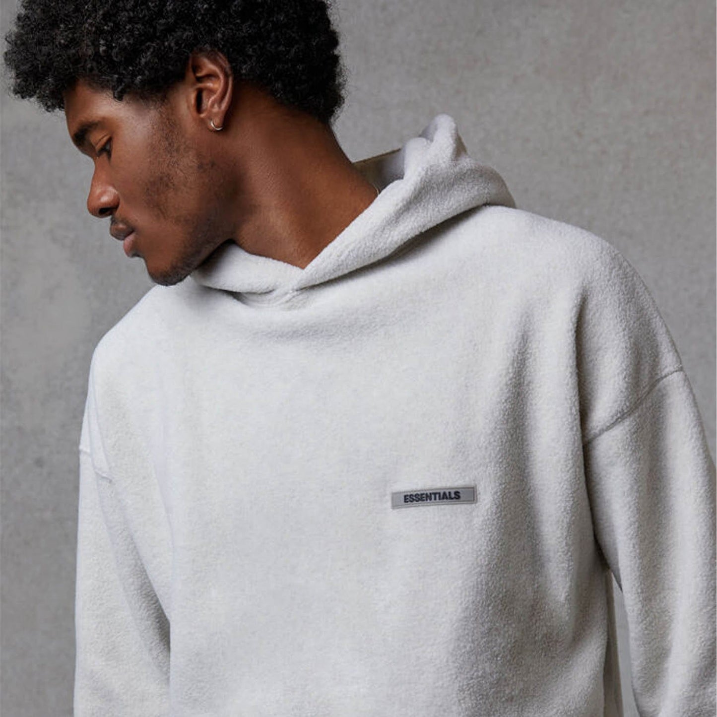 FEAR OF GOD ESSENTIALS Polar Fleece Hoodie Oatmeal - Kick Game
