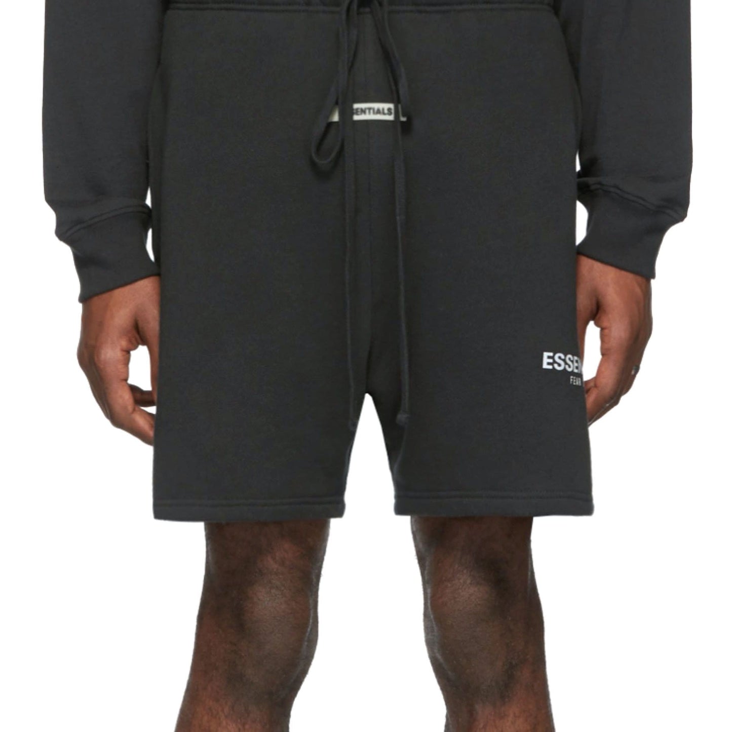 FEAR OF GOD ESSENTIALS Sweat Shorts Black/White - Kick Game