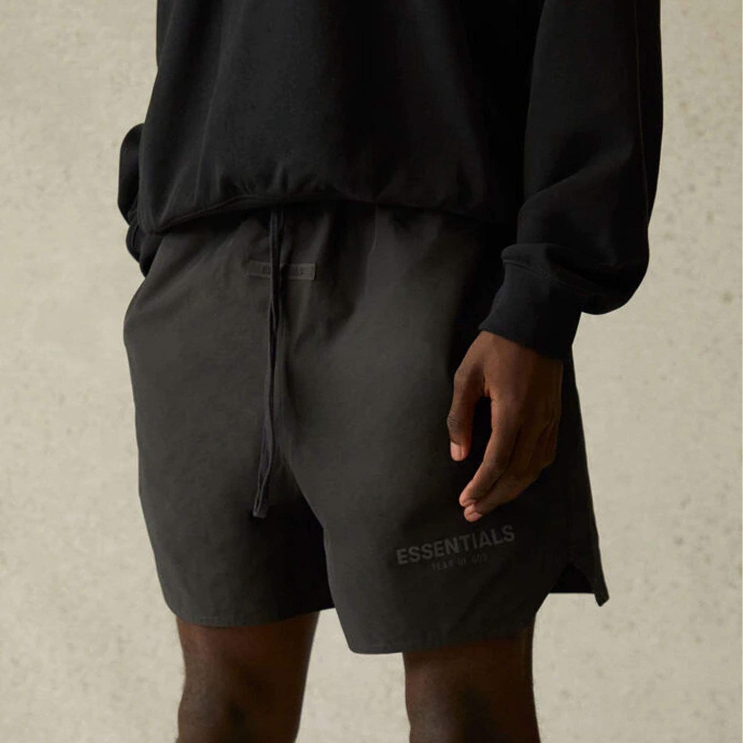 FEAR OF GOD ESSENTIALS Volley Shorts Black - Kick Game