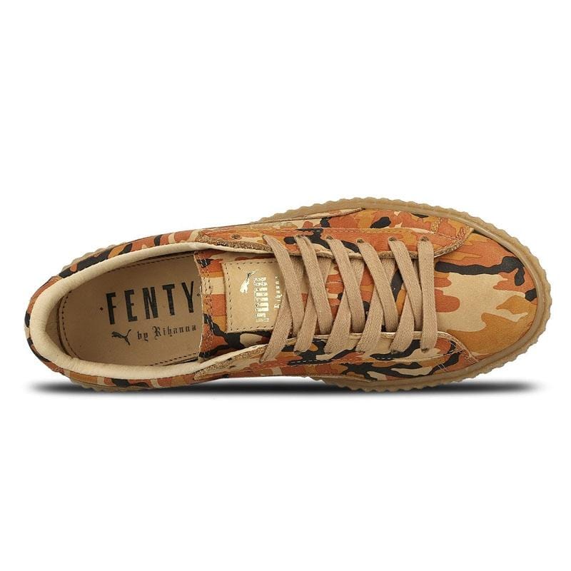 Rihanna x PUMA Suede Creeper Orange Camo - Kick Game