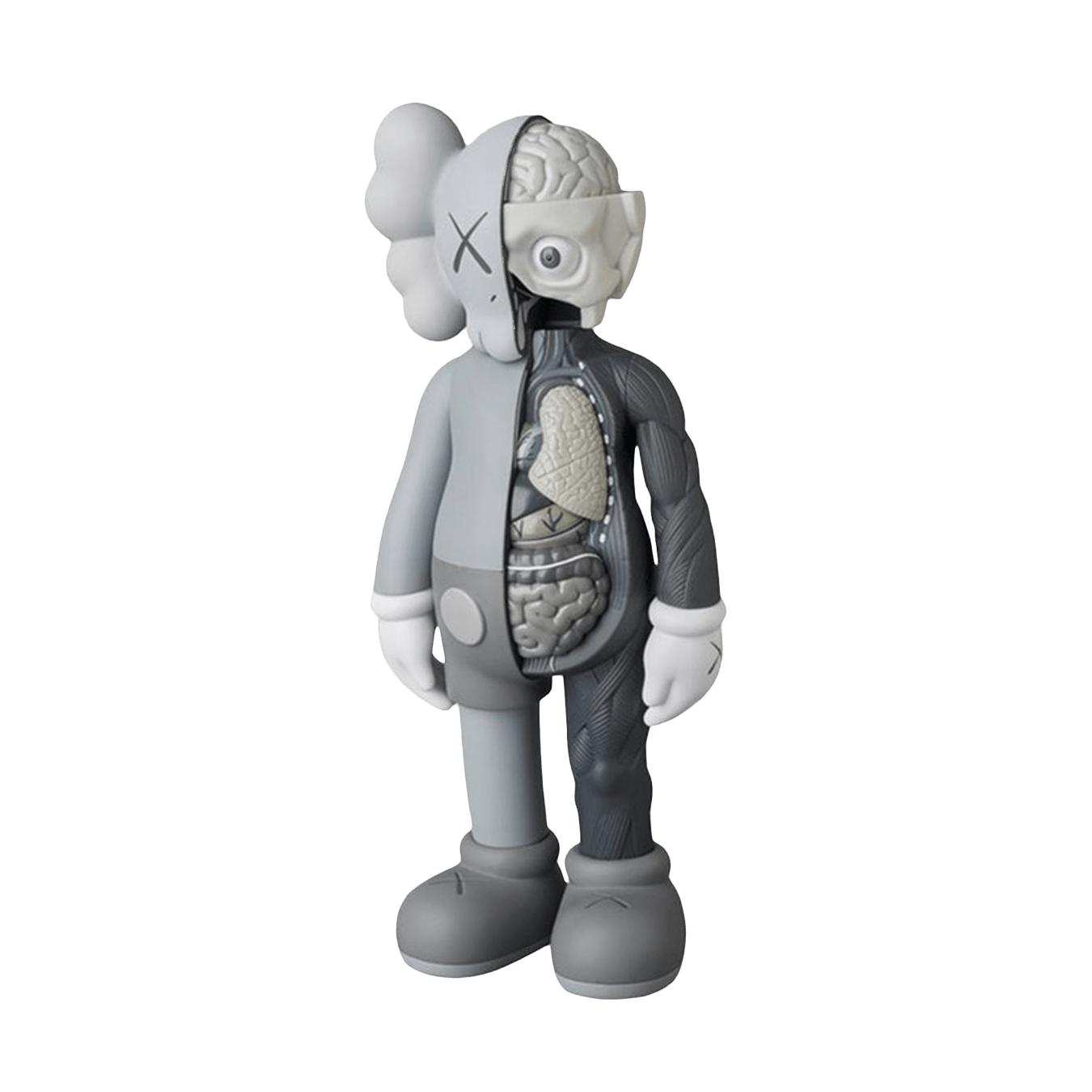 KAWS Companion Flayed Open Edition Vinyl Figure 'Grey' - Kick Game