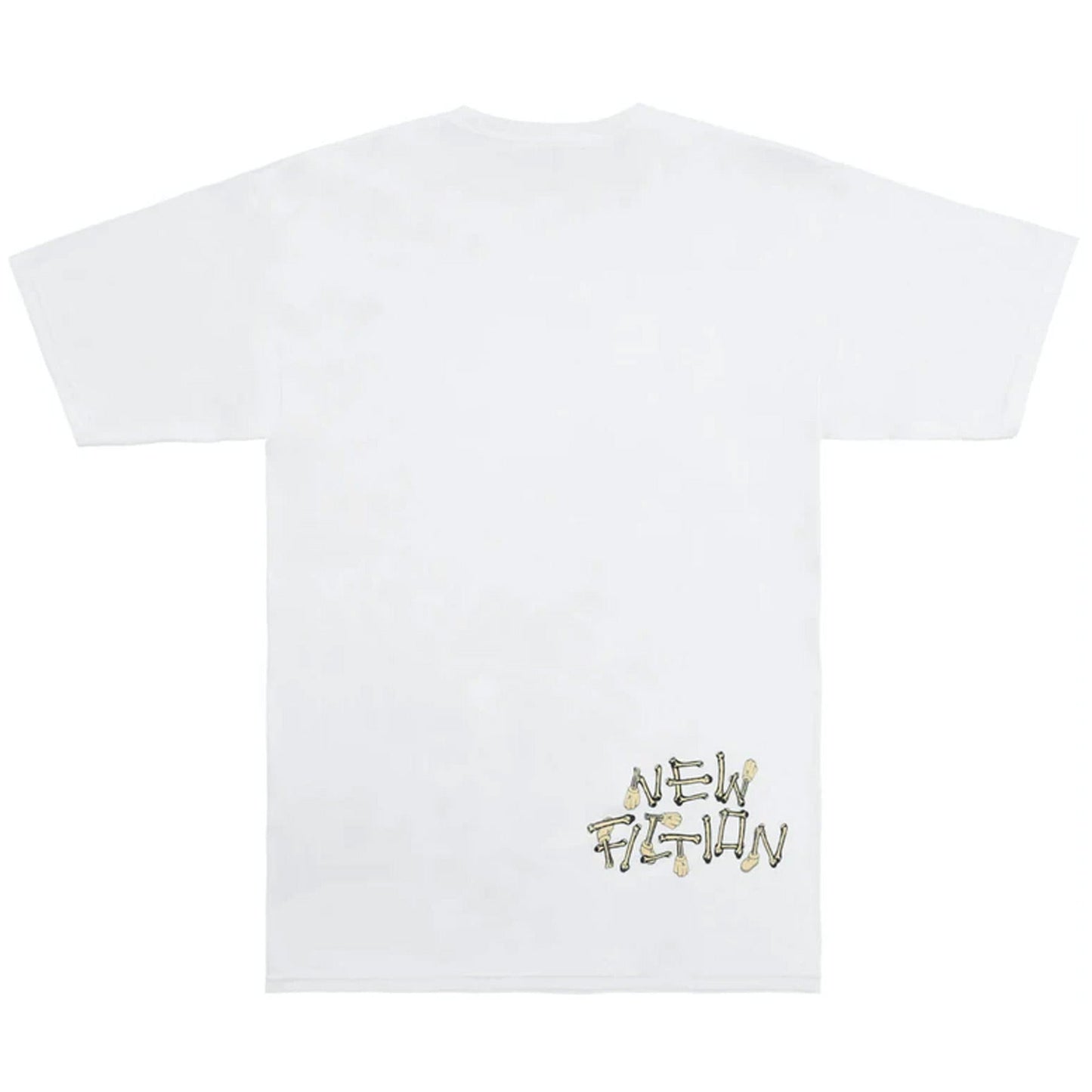 KAWS Skeleton New Fiction Bone T-Shirt 'White' - Kick Game