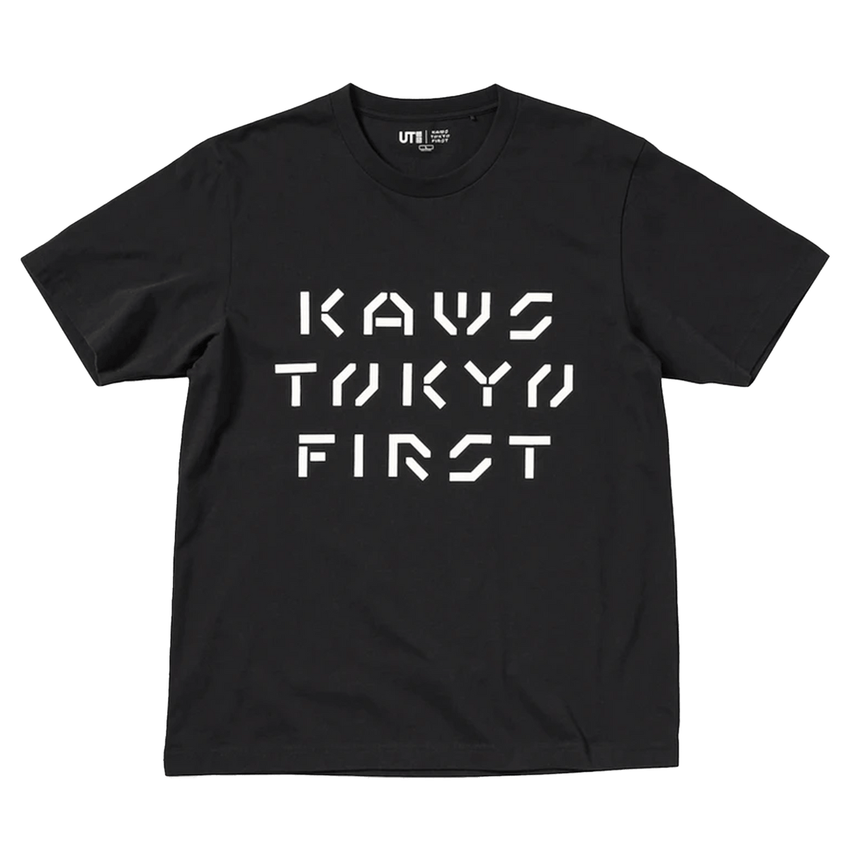 KAWS x Uniqlo Tokyo First Tee (Asia Sizing) Black - UrlfreezeShops