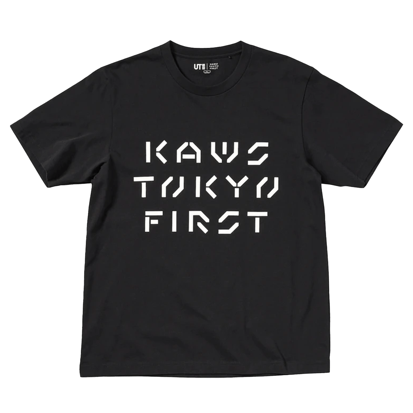 KAWS x Uniqlo Tokyo First Tee (Asia Sizing) Black - Kick Game