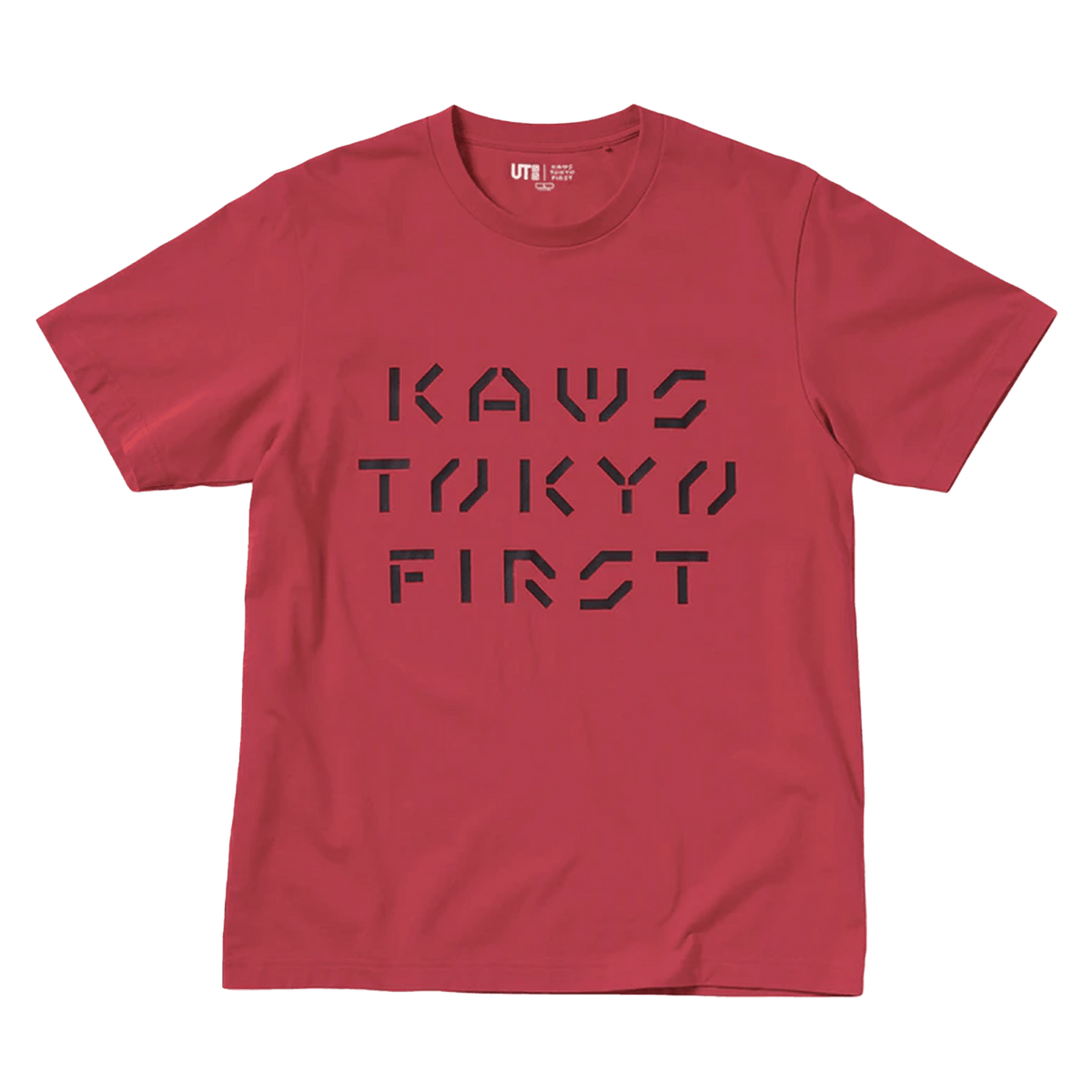 KAWS x Uniqlo Tokyo First Tee (Asia Sizing) Red - UrlfreezeShops